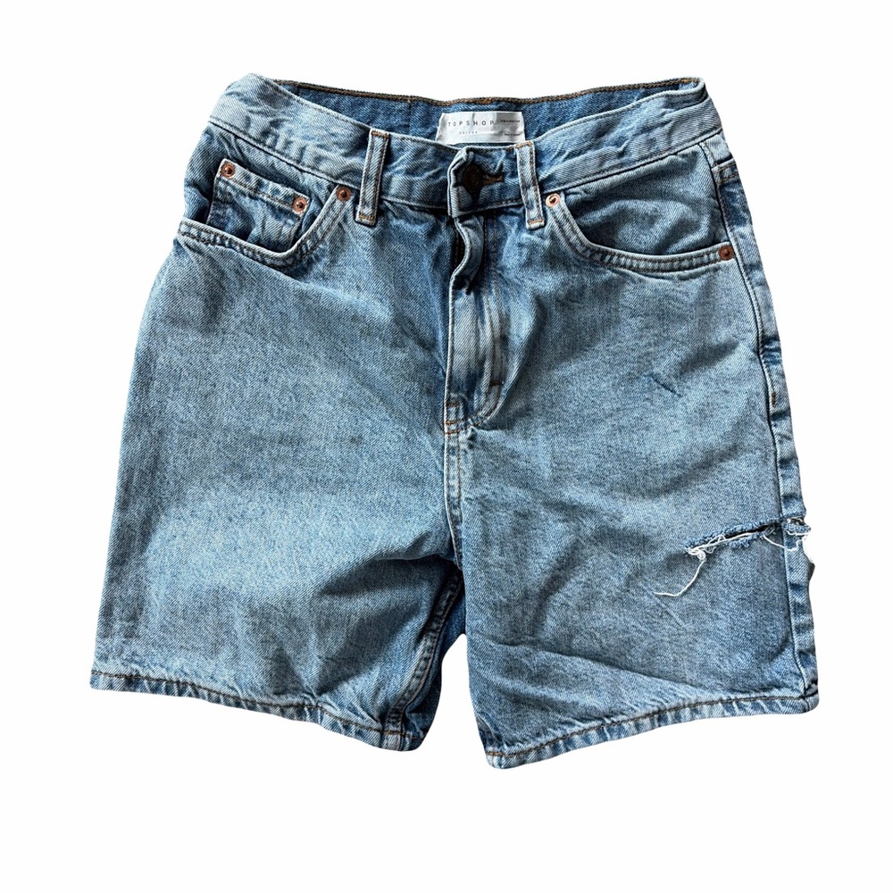 Topshop Light Blue Jean Shorts
